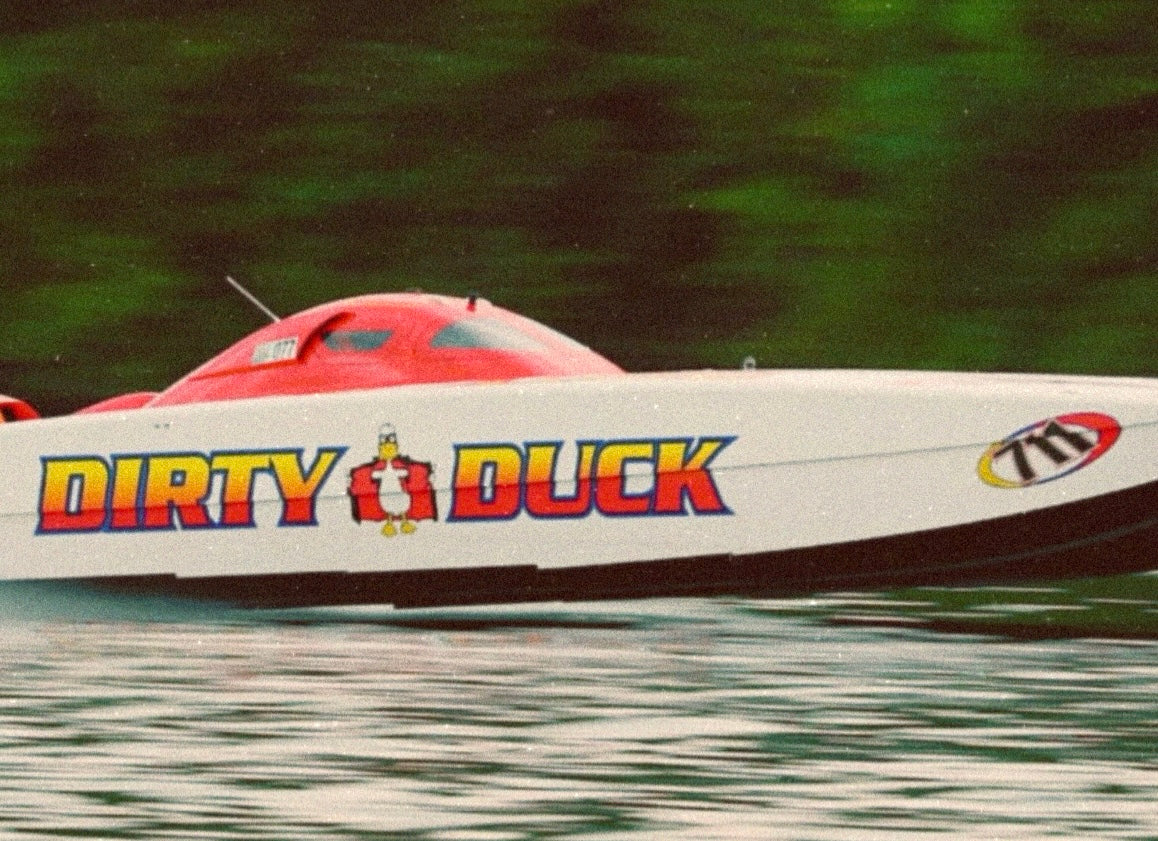 Retro Dirty Duck Racing Tee - XL