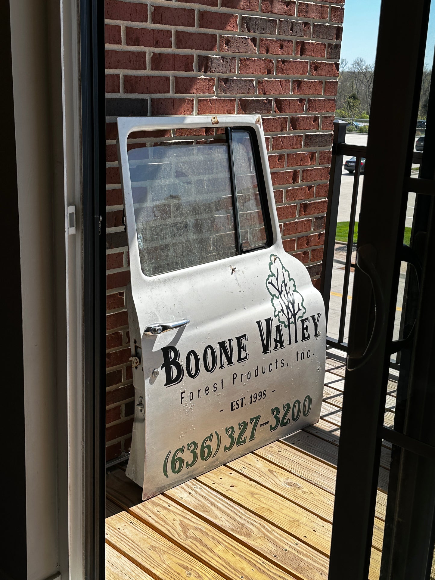 Custom Painted 1950's International Truck Door