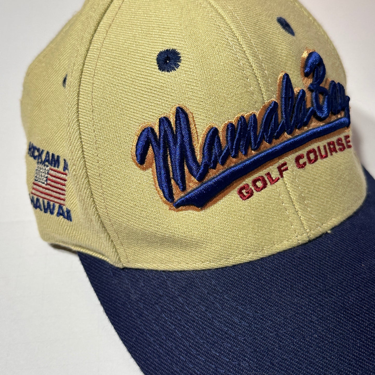 Vintage Mamala Bay Hawaii Golf Course Adjustable Hat