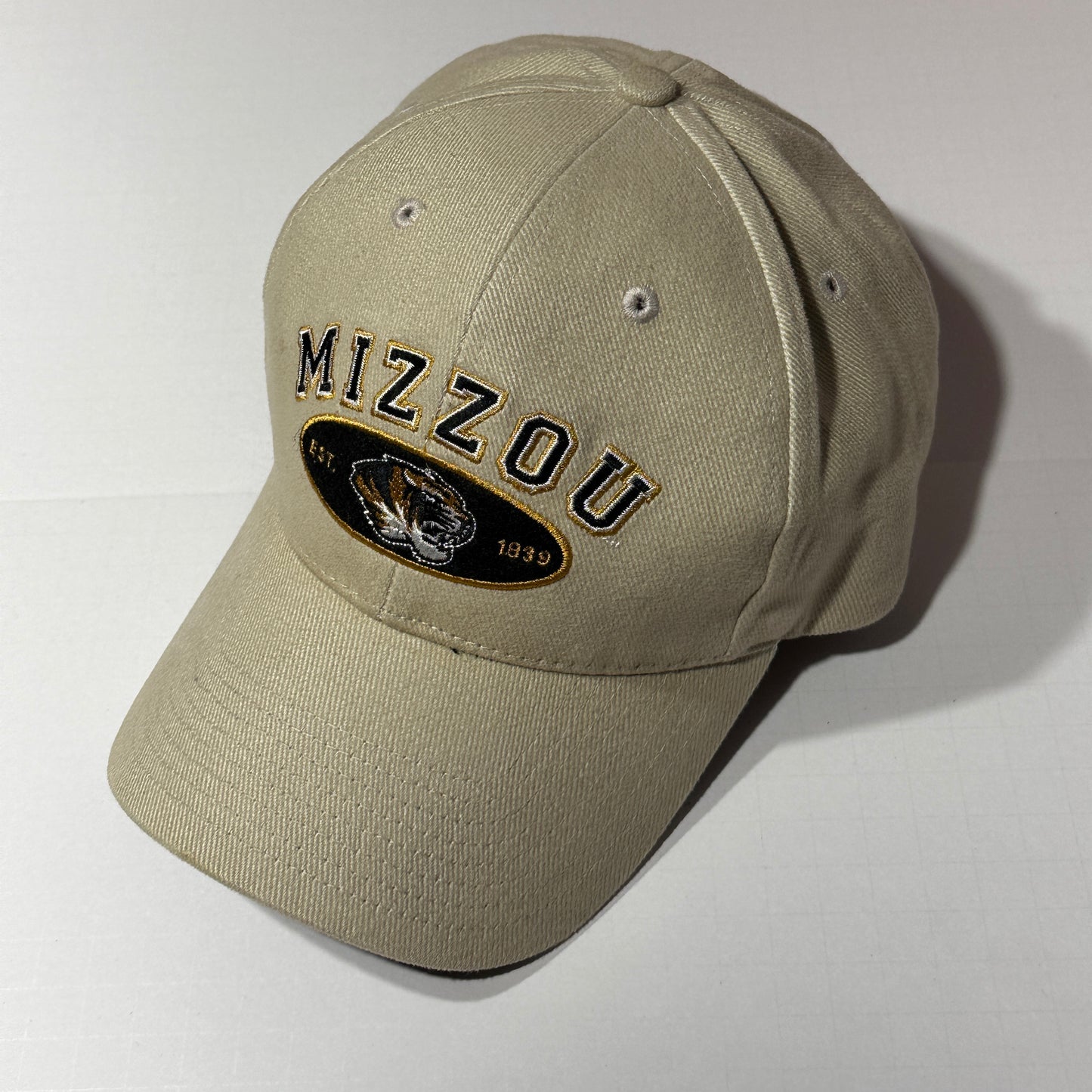 Vintage Stitched Mizzou Adjustable Hat