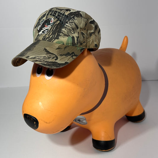 Vintage 'Gone Fishin' Strapback Hat