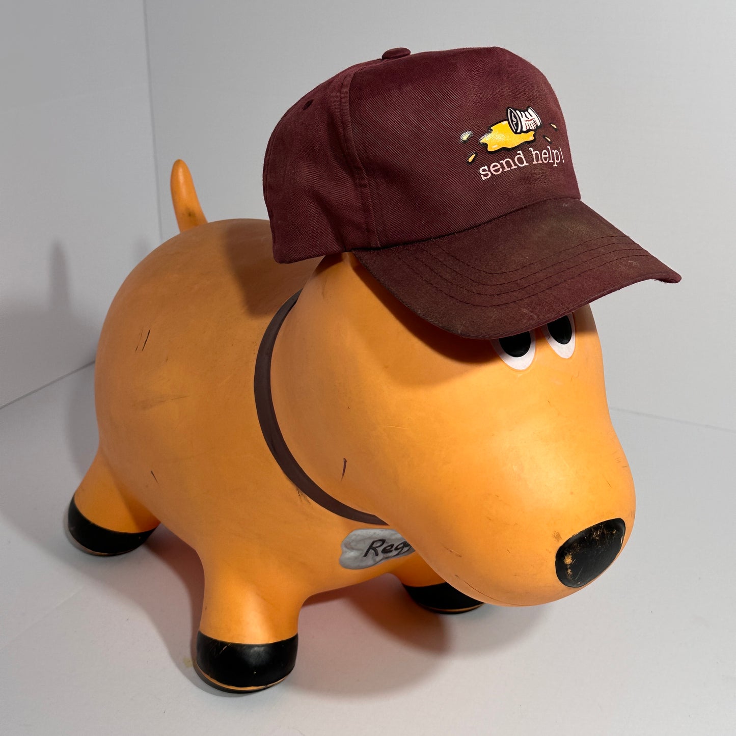 Vintage 'Send Help' Snapback Hat