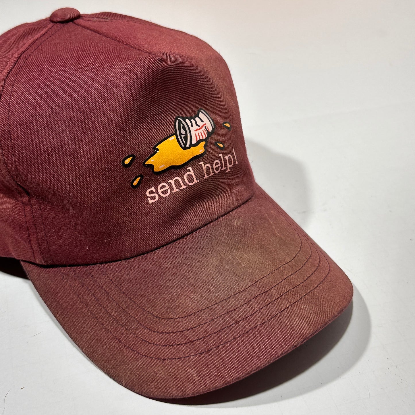 Vintage 'Send Help' Snapback Hat