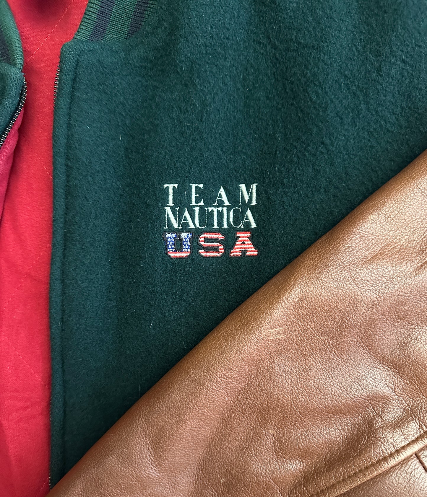 Vintage Nautica USA Bomber Jacket - L
