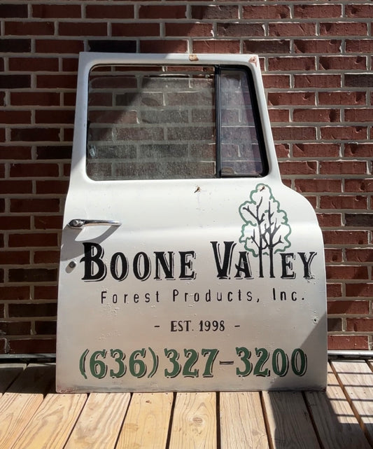 Custom Painted 1950's International Truck Door