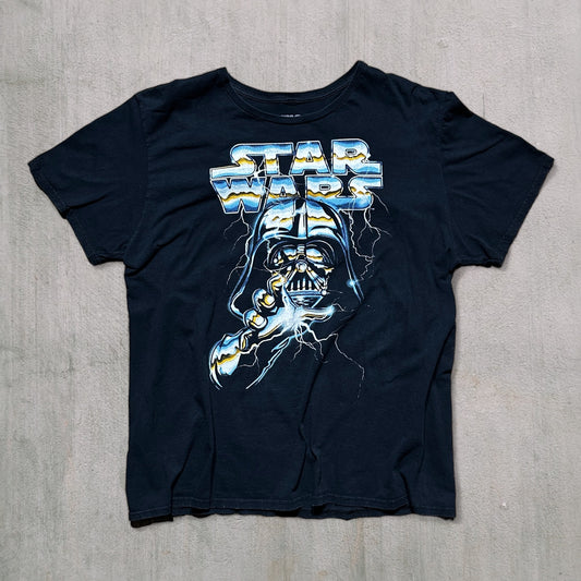 Vintage Chrome Darth Vader Star Wars Tee - M
