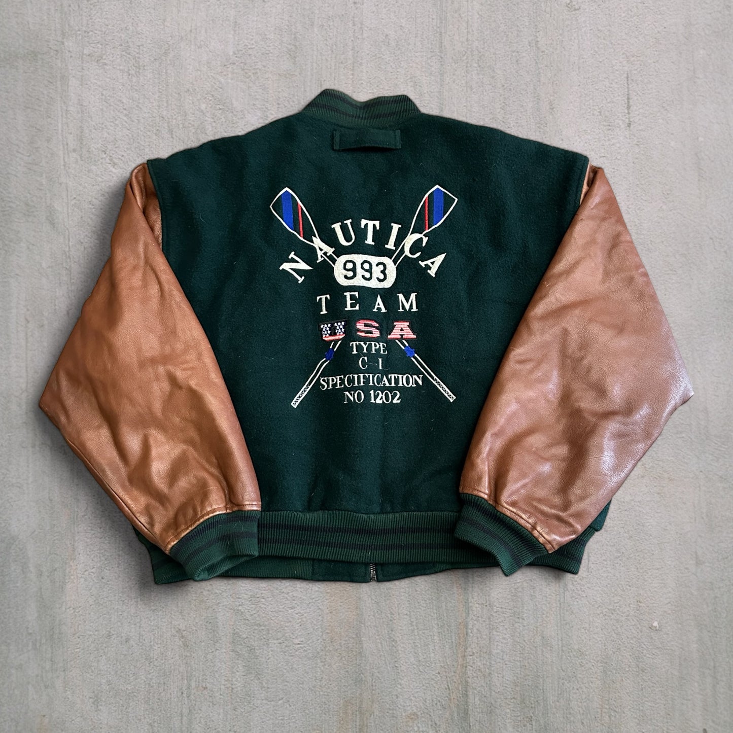 Vintage Nautica USA Bomber Jacket - L