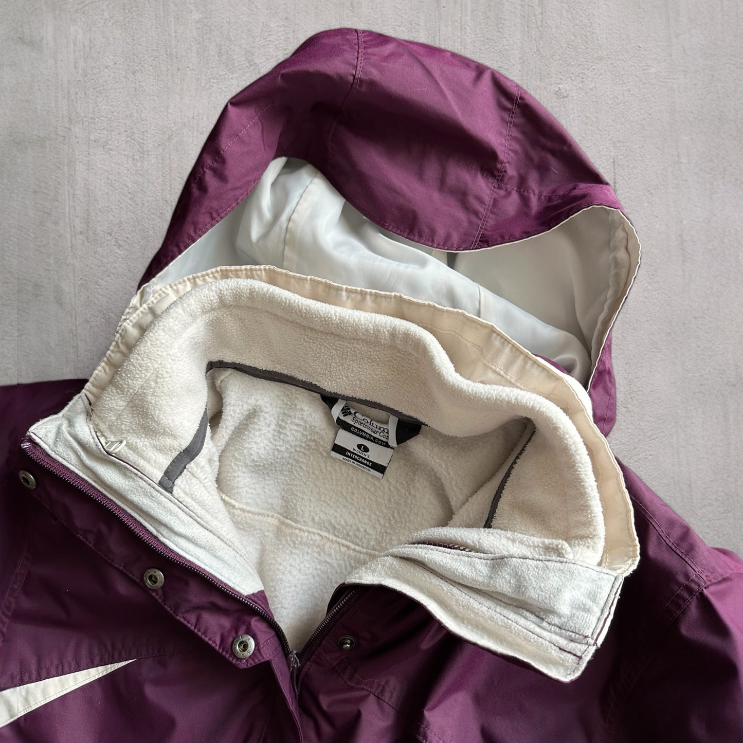 Vintage Columbia Fleece-Lined Coat
