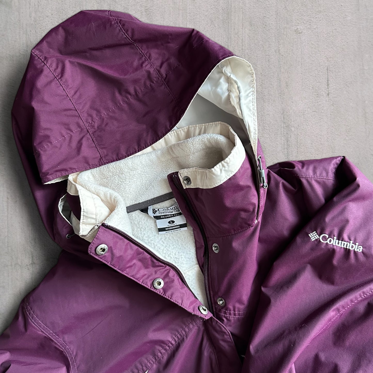 Vintage Columbia Fleece-Lined Coat