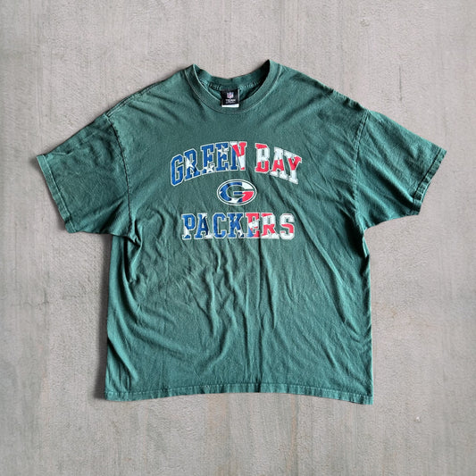 Vintage Green Bay Packers USA Tee - XXL