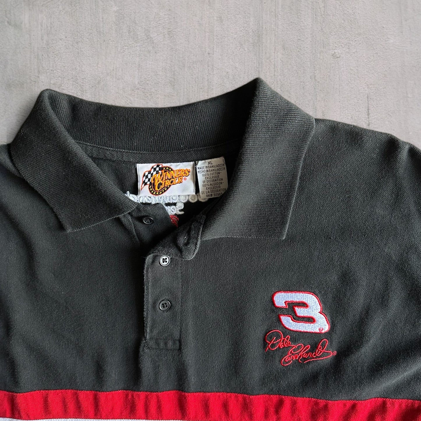 Vintage Dale Earnhardt Collard Shirt - XL