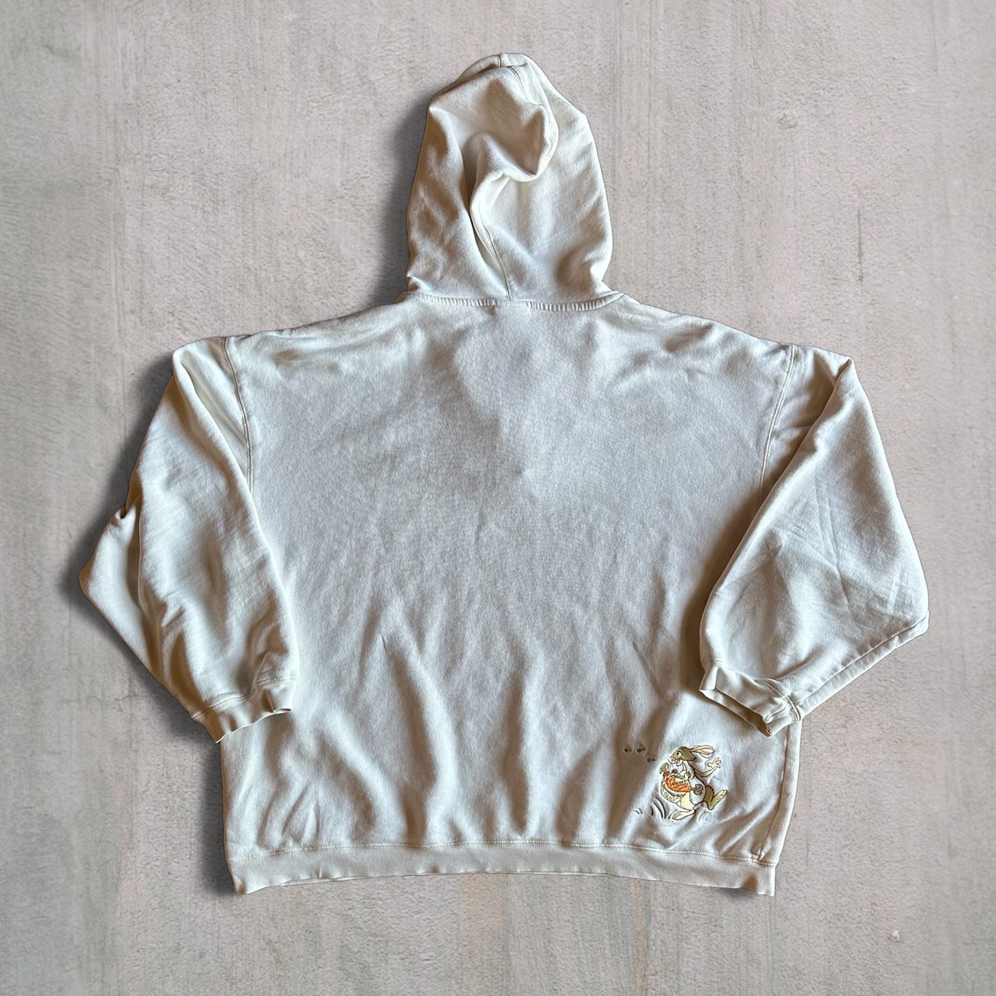 Vintage Winnie the Pooh Quarter-Zip Hoodie - L