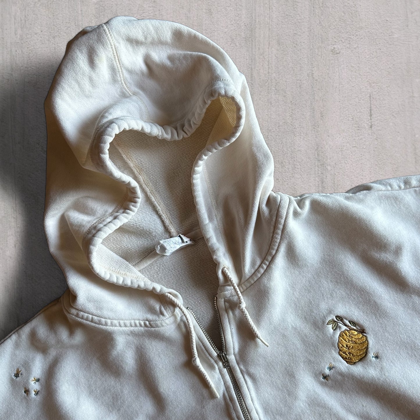 Vintage Winnie the Pooh Quarter-Zip Hoodie - L