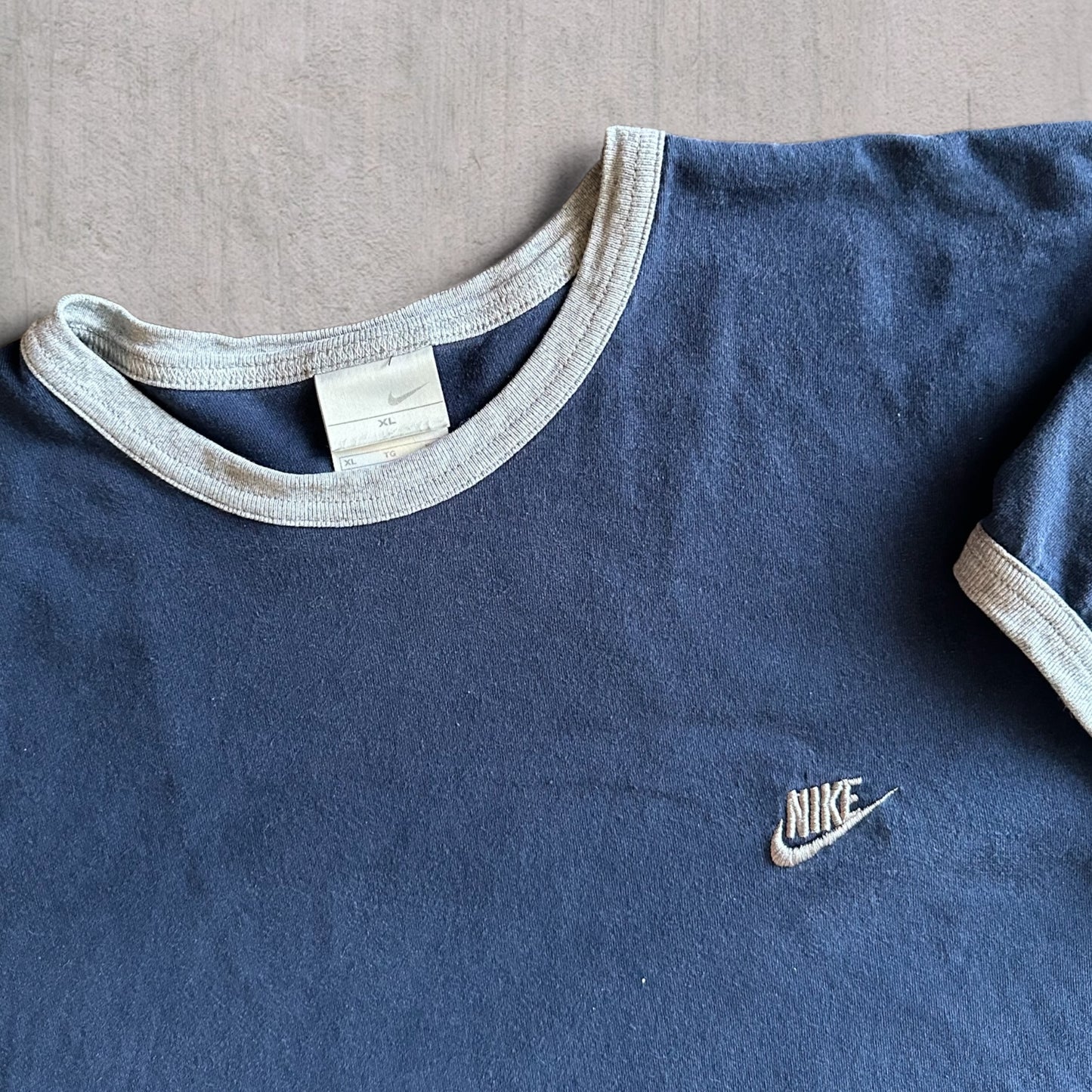 Vintage Nike Tee - Navy Blue (L)