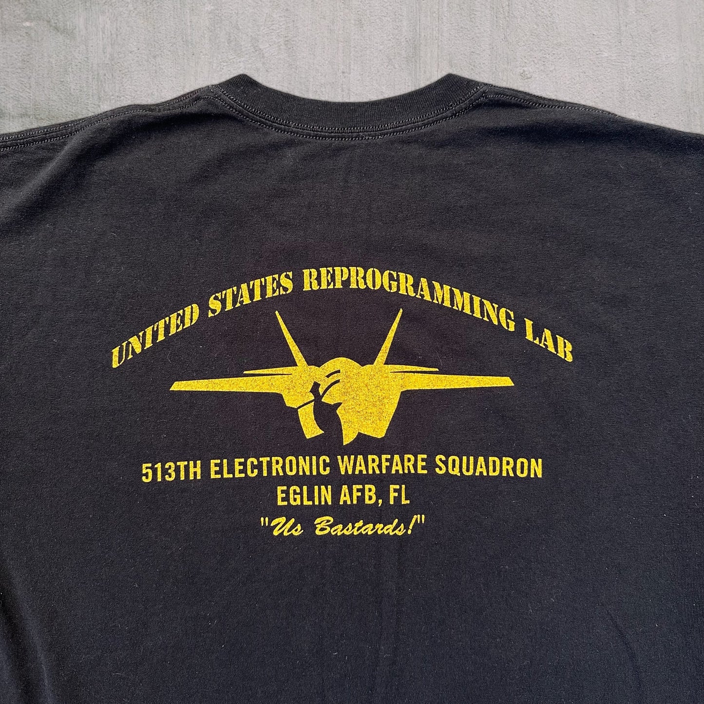 Vintage 513th Electronic Warfare Squadron Tee - L