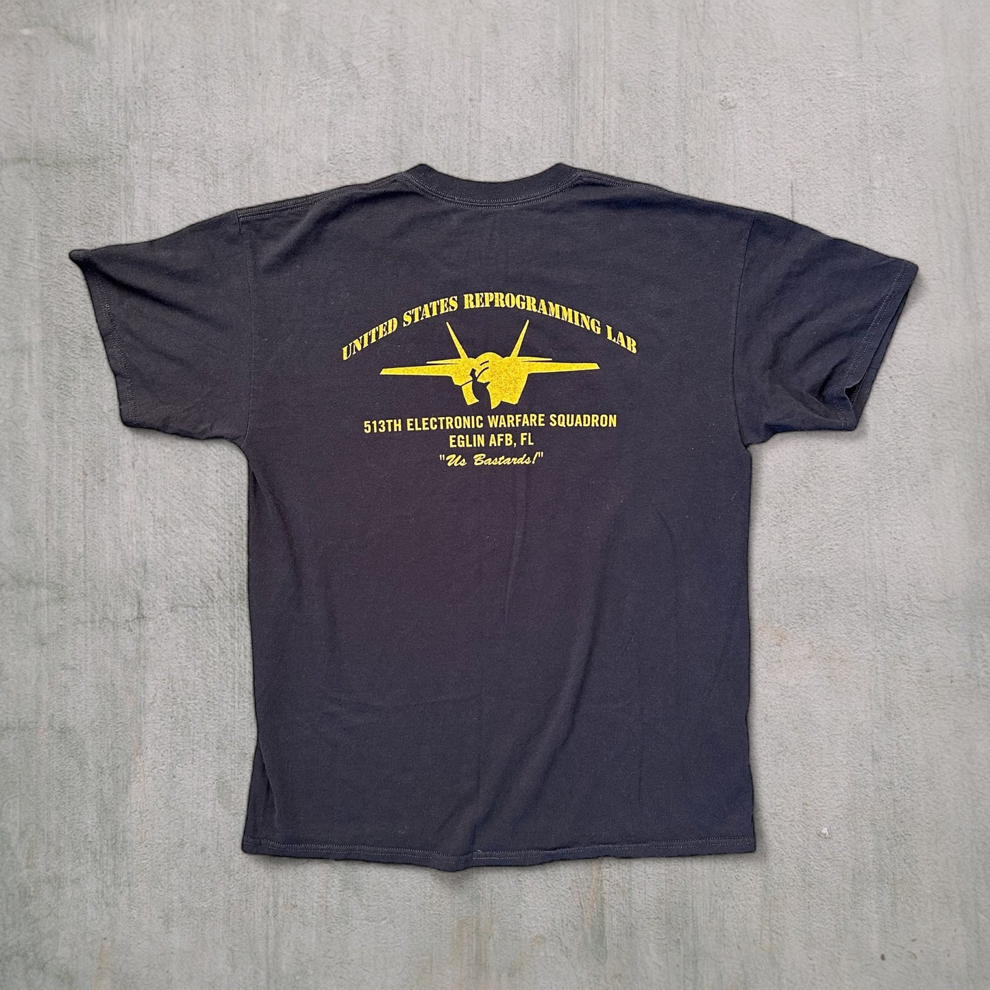 Vintage 513th Electronic Warfare Squadron Tee - L
