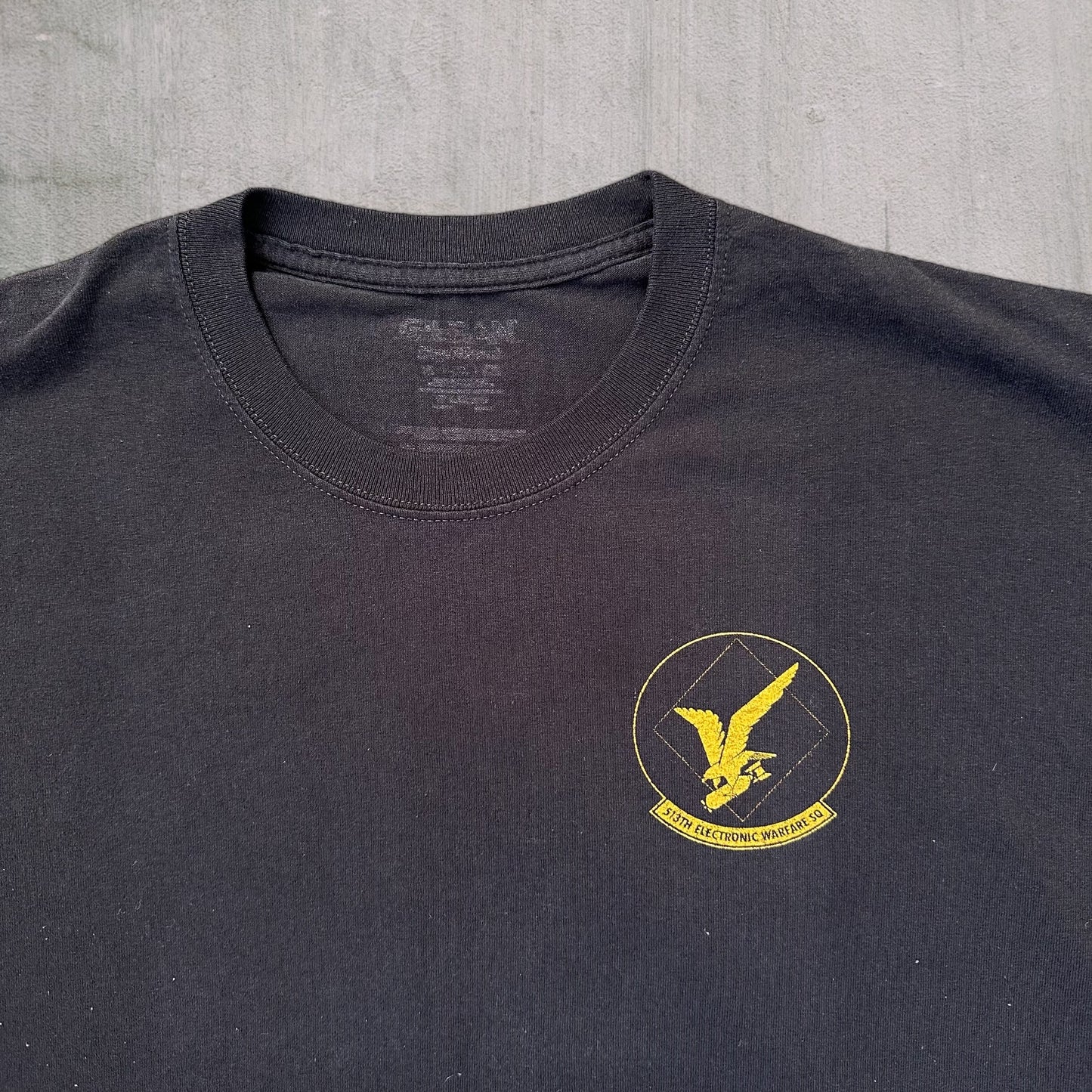 Vintage 513th Electronic Warfare Squadron Tee - L